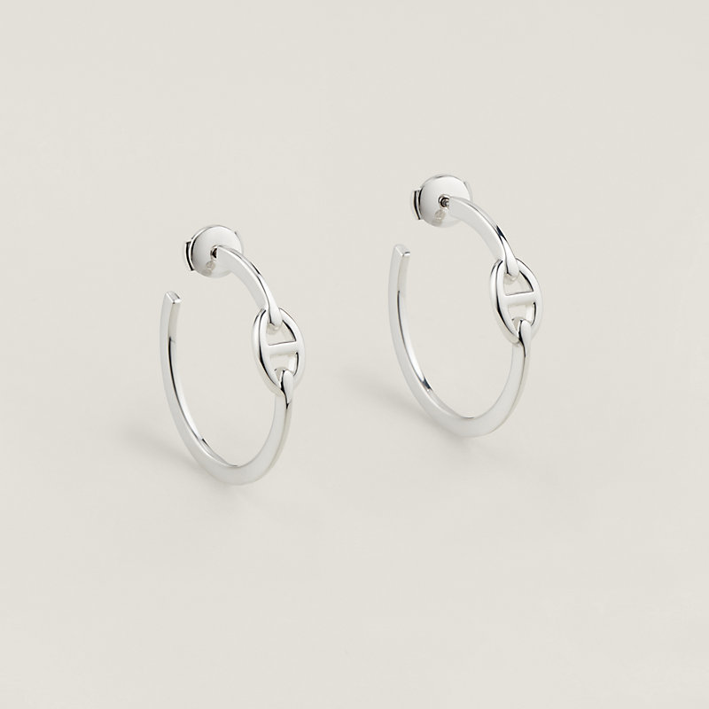【HERMES】Chaine d'ancre Enchainee 片耳/シングルピアス Chaine d'ancre Enchainee earrings, small model | Hermès